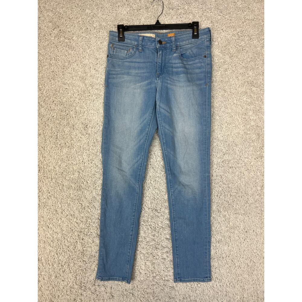 Pilcro And The Letterpress Jeans Womens 27 Blue Denim Skinny Mid‎ Rise Stretch